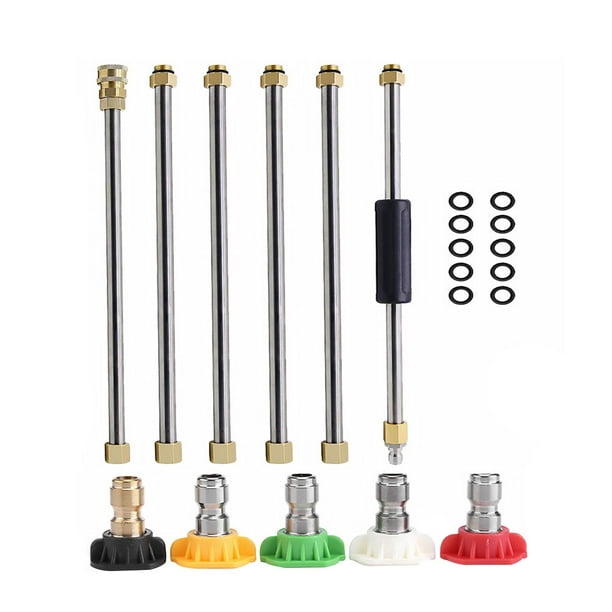 Pressure Washer Extension Wand M22 Thread Nozzle Washers Accessary Parts